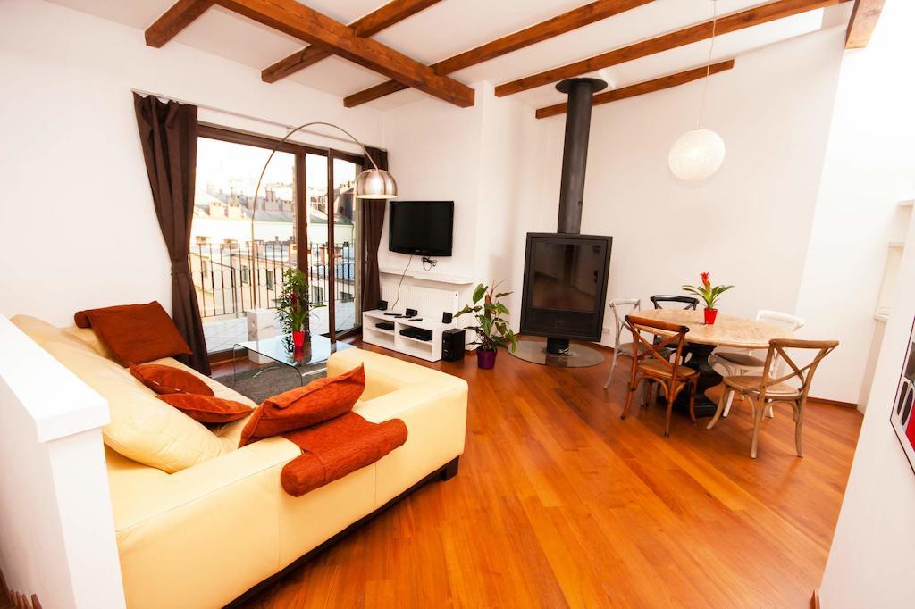 Luxury Loft Appartement Praag Kamer foto